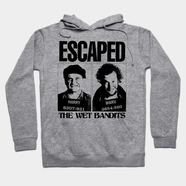 The Wet Bandits 80s Style classic Hoodie by Hand And Finger